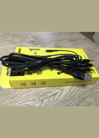 Кабель D05E 3in1 Micro + Lightning + Type-C Кабель 3 в 1 Denmen (346483651)