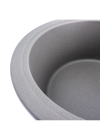 Гранітна мийка для кухні 5847 ONYX матова (сірий мусон) Platinum (269794017)