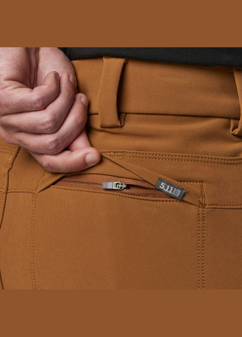 Штани вологозахисні Cepheus Softshell Pants Pecan 5.11 Tactical (315822910)