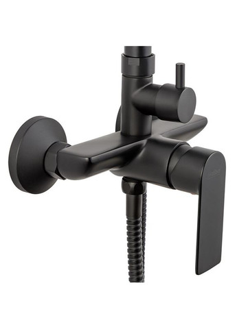 Душевая колонна со смесителем ALEX 003-J Черная (HB3940) Haiba (321962397)