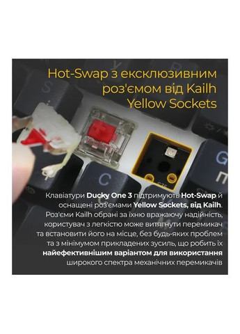 Клавиатура (DKON2167ST-BUAPXCLAWSC1) Ducky One 3 SF Cherry MX Brown RGB UA USB Black (356149774)