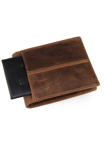 Кошелек мужской Кожаный 14225 Коричневый Vintage (306882021)
