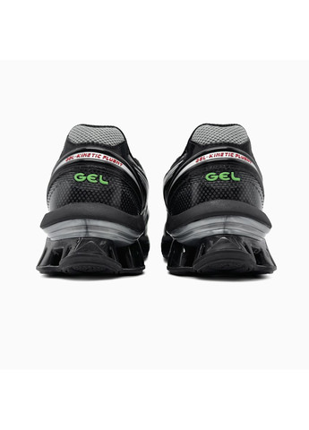 Чорно-білі Осінні кросівки чоловічі asics gel-kinetic fluent black white | асікс гель-кінетік чорно-білі No Brand