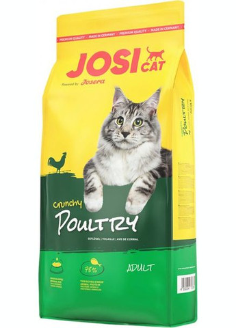 Crunchy Poultry 10 кг сухий корм для дорослих кішок Josera (280901165)