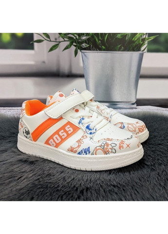 Білі осінні кросівки дитячі для дівчинки Ashiguli