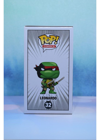 Фігурка Фанко поп! Черепашки-ніндзя тинейджер Леонардо Pop! Comics Ninja Leonardo 60652 Funko (372012192)