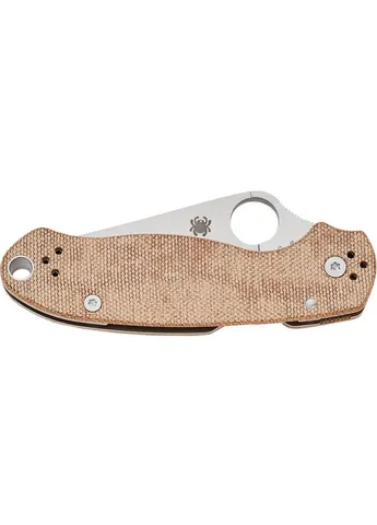 Нож Para 3 Brown Canvas Micarta brown Spyderco (385893074)