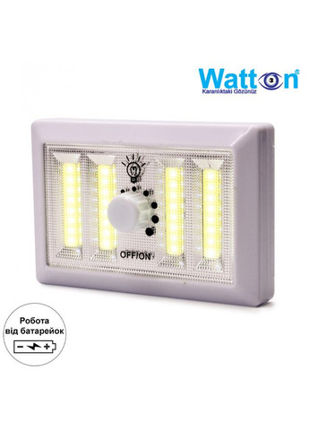 Регульована світлодіодна панель димеру WT-383 на батарейках АА, настінний світильник Watton (338854965)
