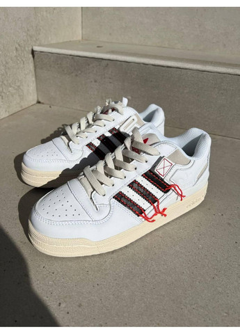 КРОСІВКИ ЖІНОЧІ ADIDAS LOW 84 FORUM WHITE / RED АДІДАС No Brand білі демісезони (368888056)