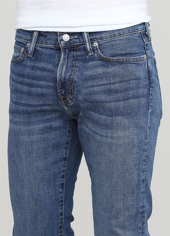 Синие демисезонные джинсы athletic skinny af8159m Abercrombie & Fitch