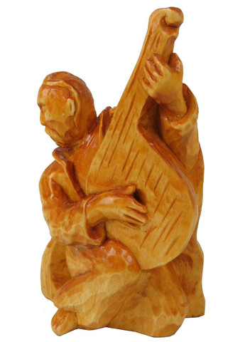 Авторская статуэтка ручной работы из дерева Козак Бандурист No Brand (361156418)