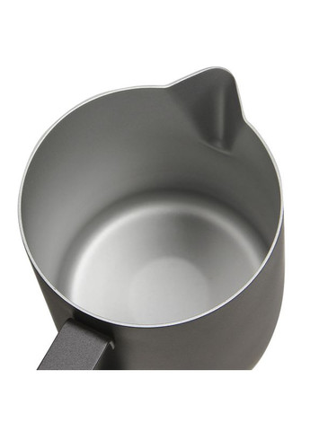 Пічер молочник для кави 12121 Black 900 мл з тефлоновим покриттям для збивання 5 шт. Jimisi (352013205)