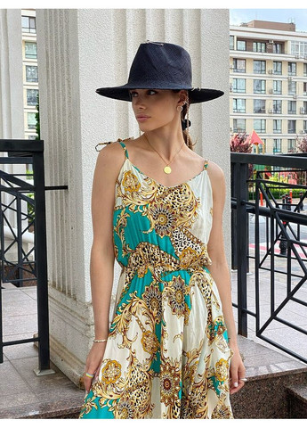 Жіночий сарафан EMILY асиметричного крою з рюшами (mil376) milirud (369930392)