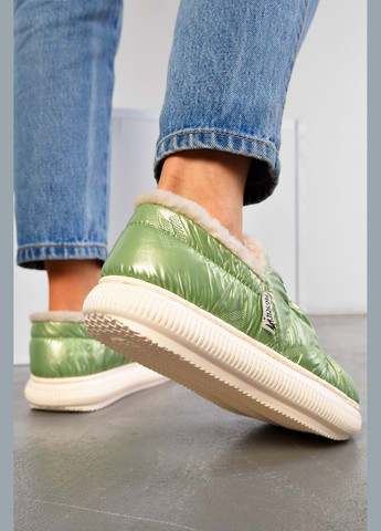 Капці домашні жіночі зеленого кольору Let's Shop (311503960)