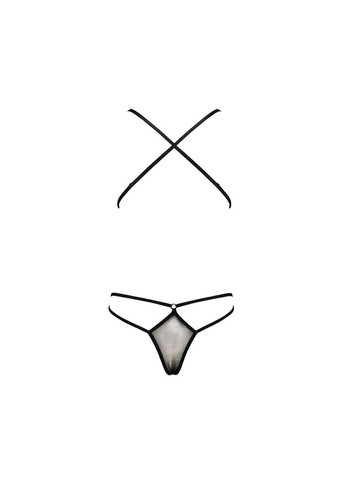 Боді монокіні з декольте ERZA BODY XXL/XXXL, black Passion (369951988)