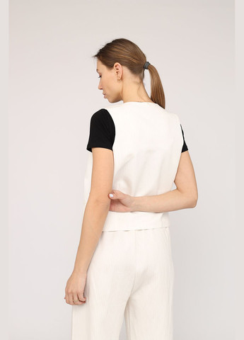 Жилет женский цвет белый CB-00272351 EFIL (325812683)