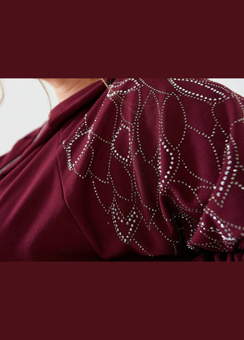 Женский прогулочный костюм цвет марсала р.48/50 453786 New Trend (289720152)