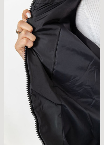 Черная демисезонная куртка женская, цвет черный, Ager