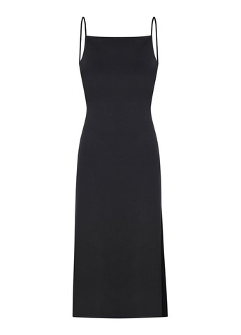 Чорна сукня з відкритою спиною 2027 Papaya