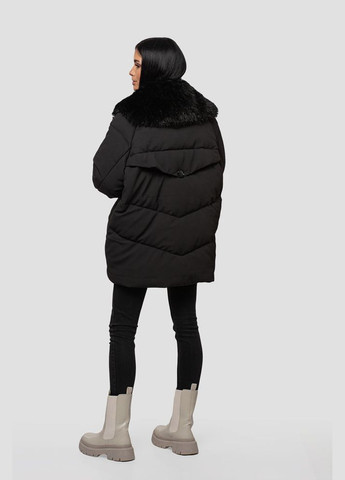 Черный зимний Пуховик Vicco