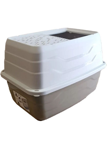Туалет для кошек Georplast Salto с верхним входом, беж, 10525, 56х40х38 см No Brand (342322867)