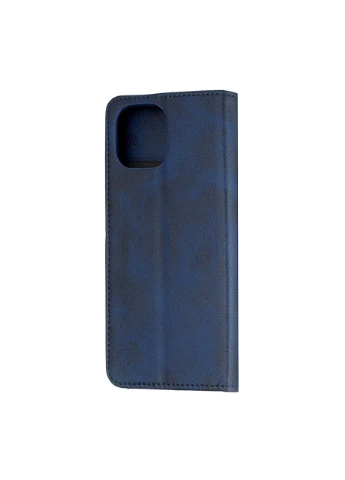 Чохол-книжка шкірозамінник протиударний для Mi 11 Lite 4G/Mi 11 Lite 5G темно-синій Case (370166237)
