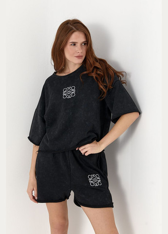 Спортивний костюм з футболкою та шортами вільного крою Lurex (332200011)