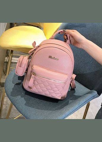 Женский рюкзак с рюкзаком мини рюкзачок, набор 2 в 1 рюкзачок + ключница кошелек Черный(BRT) Brettani (336552038)