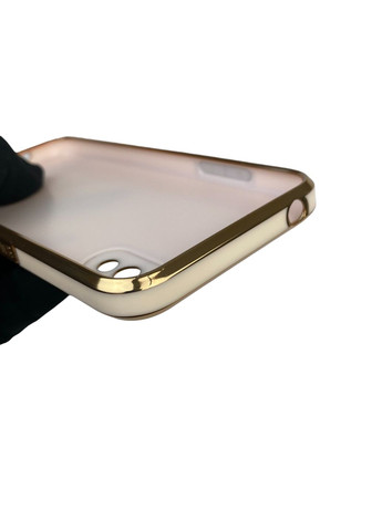 Чохол для Galaxy M01 SM-M015 із захистом камери із золотою окантовкою на самсунг м01 пудровий gs1 Samsung (366233921)