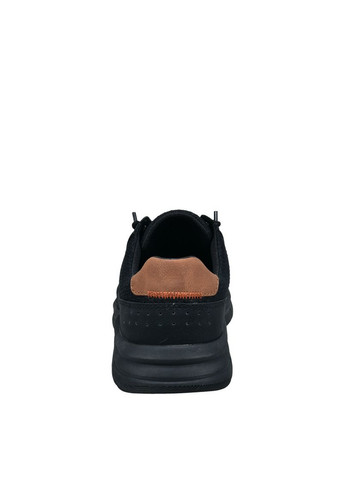 Черные всесезонные мужские кроссовки 341-afa09-5000-1000 черный кожа Bugatti