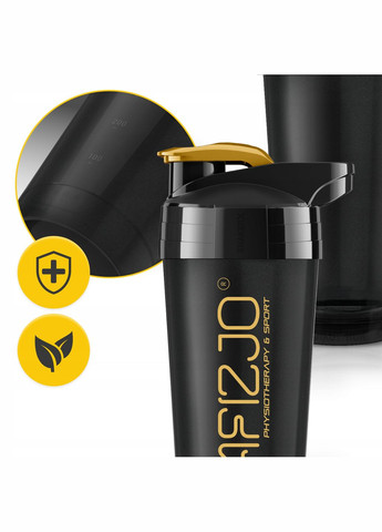 Шейкер спортивний Ultra 700 мл Black/Gold (P-5905973407038) 4FIZJO (330487051)