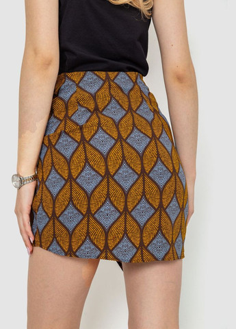 Горчичная кэжуал с рисунком юбка с принтом Ager