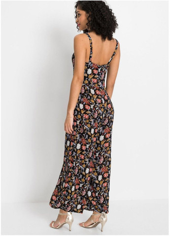 Комбінезон Bonprix однотонний чорний повсякденний