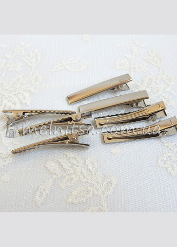 Заколка-затискач Крокодил для волосся, металева, 4 см No Brand (340485302)