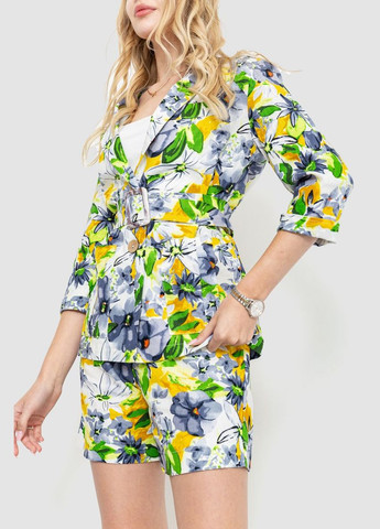 Костюм жіночий із очним принтом сіро-фіолетовий розмір S (sku_115R0451) No Brand (324102022)