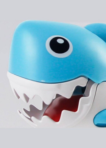 Дитяча заводна іграшка на коліщатках 87-17 Акула Синя Fun Game (327216143)