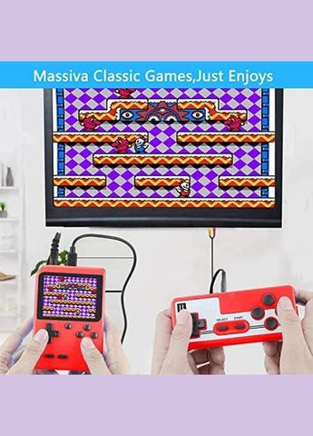 Ретро ігрова консоль з 400 іграми, 3" екран, акумулятор 1020mAh, підключення до ТВ, для двох гравців No Brand (316456059)