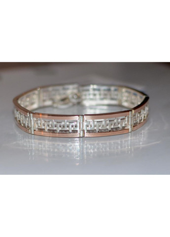 Серебряный браслет с пластинами из золота Silver Style (367112320)