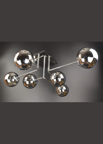 Потолочная люстра на 6 лампочек 25892 Хром 21х72х78 см. Sunnysky (364502107)