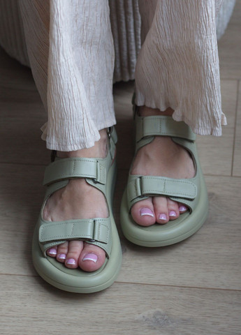 Босоніжки жіночі з натуральної шкіри No Brand 2216 (336212723)