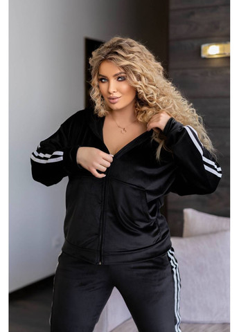 Велюровий костюм з лампасами More_bboutique Спортивний костюм (360883930)