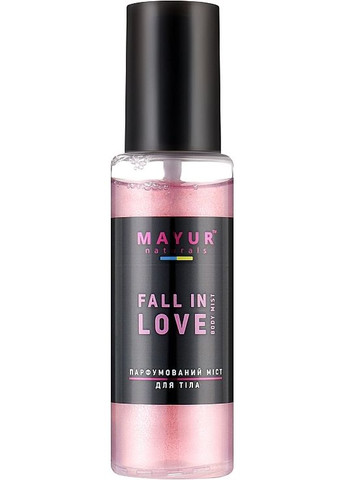 Парфюмированный мост для тела с шимером натуральный "Fall in love" Body Mist 100ml (1187821-31155267) Mayur (368635811)