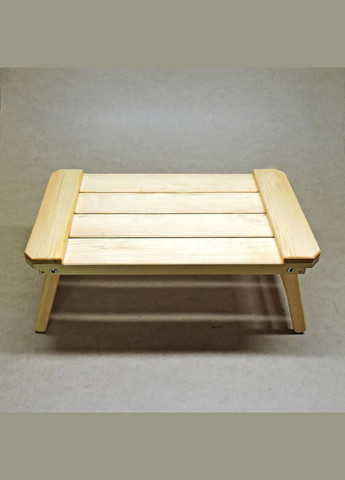 Столик-поднос для завтрака из дерева Огайо карри (СТП-000803) No Brand (327865042)