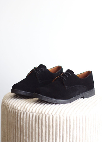 Zlett Туфлі чоловічі комфорт з натуральної замші чорний з натуральна замша, україна — демісезон (337569954)