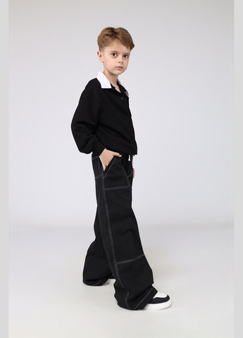 Штани для хлопчика колір чорний ЦБ-00279473 Yuki (347581246)
