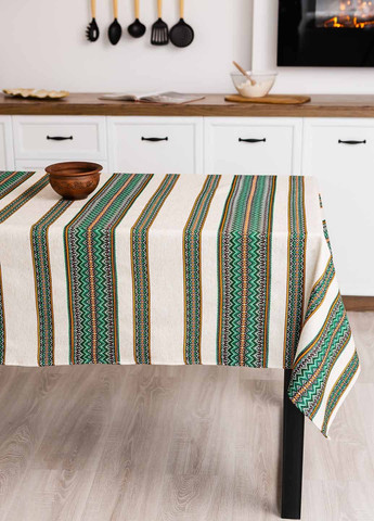 Скатертина вишита з українським орнаментом 3.0м х 1.5м (рнд12130) Homedec - (316472149)