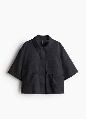 Тёмно-серая блузка H&M