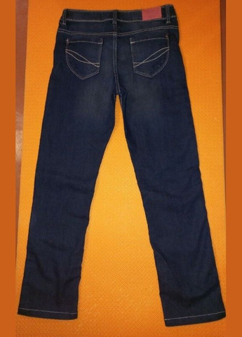 Темно-синие демисезонные джинсы для мальчика ростом 158 см. 12-13 лет Denim