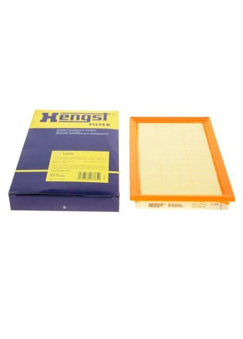 Фильтр воздушный NISSAN PRIMERA 90-02, SUBARU FORESTER 97-, LEGACY 89- (пр-во HENGST) E880L Hengst Filter (366116204)