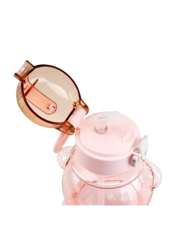 Пляшка для спорту "Bear Bottle", 700 мл рожева ELISEY Ведмедик (324103014)